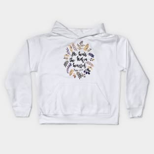 Psalm 147:3 Kids Hoodie